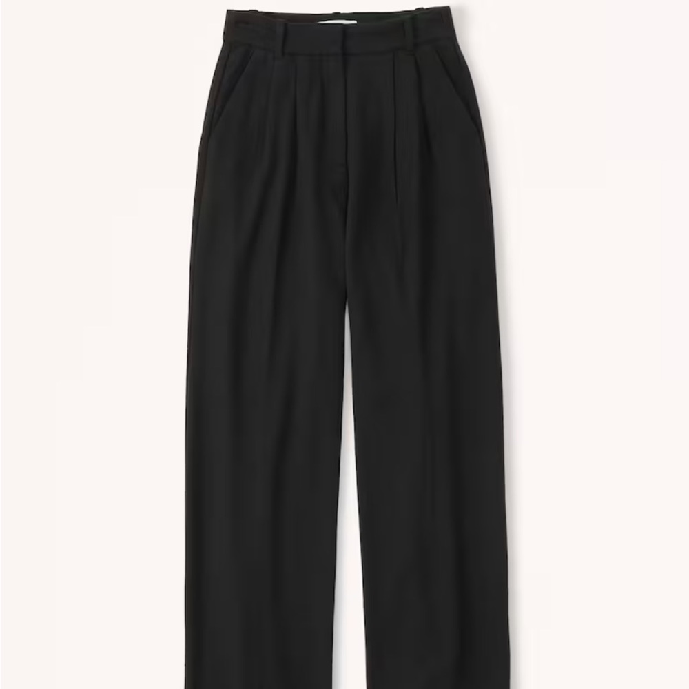 Abercrombie Tailored Brushed Suiting Wide Leg Pant